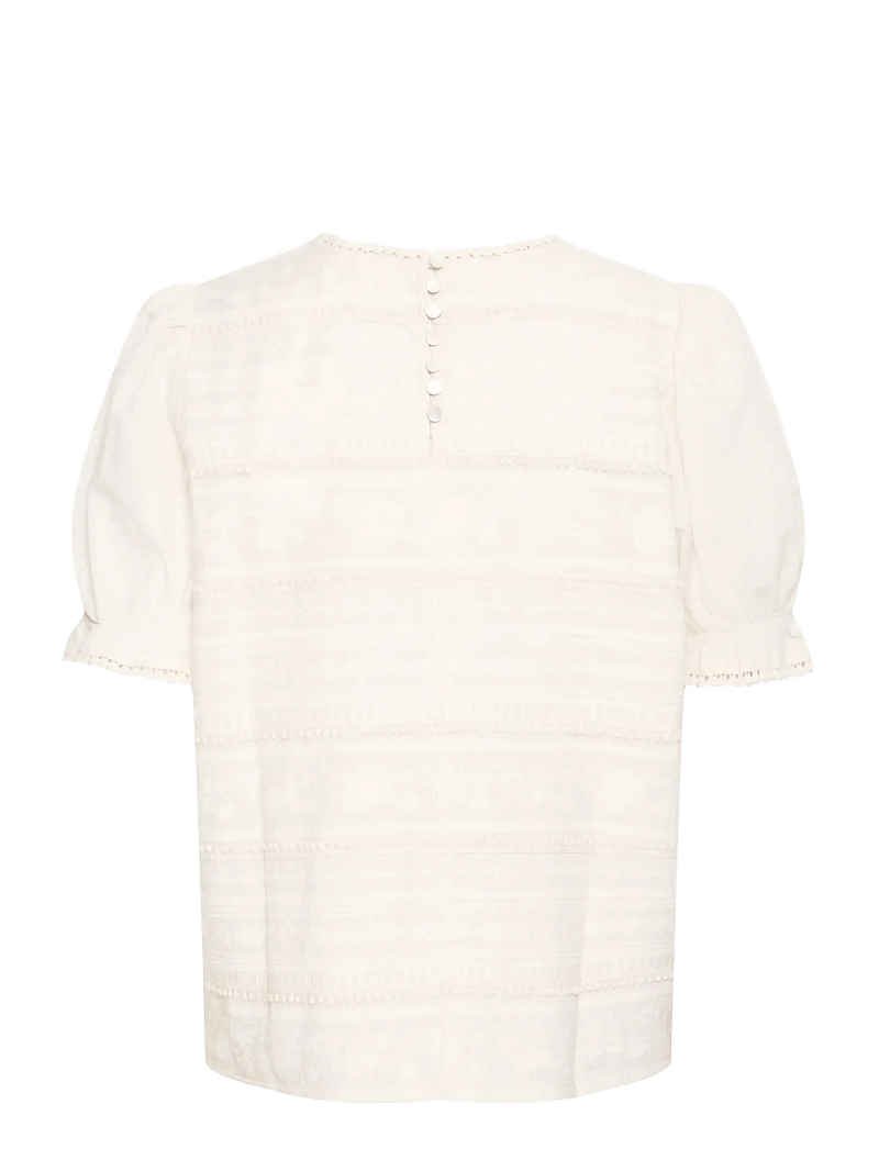 Atelier Rêve - IRGINA SS - lühikeste varrukatega pluusid - birch - 2