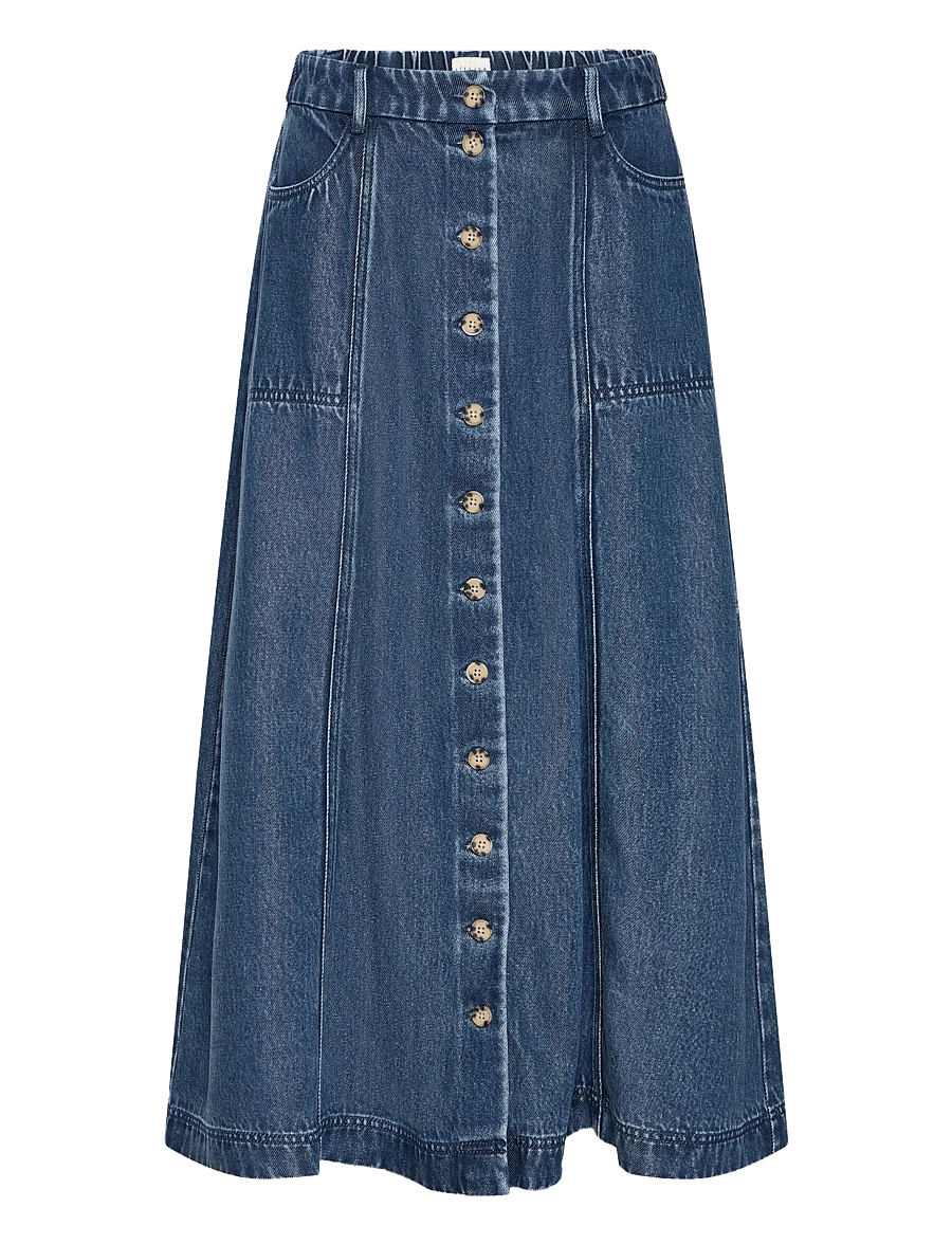Atelier Rêve - IRRISLE SK3 - denim skirts - dark blue - 0