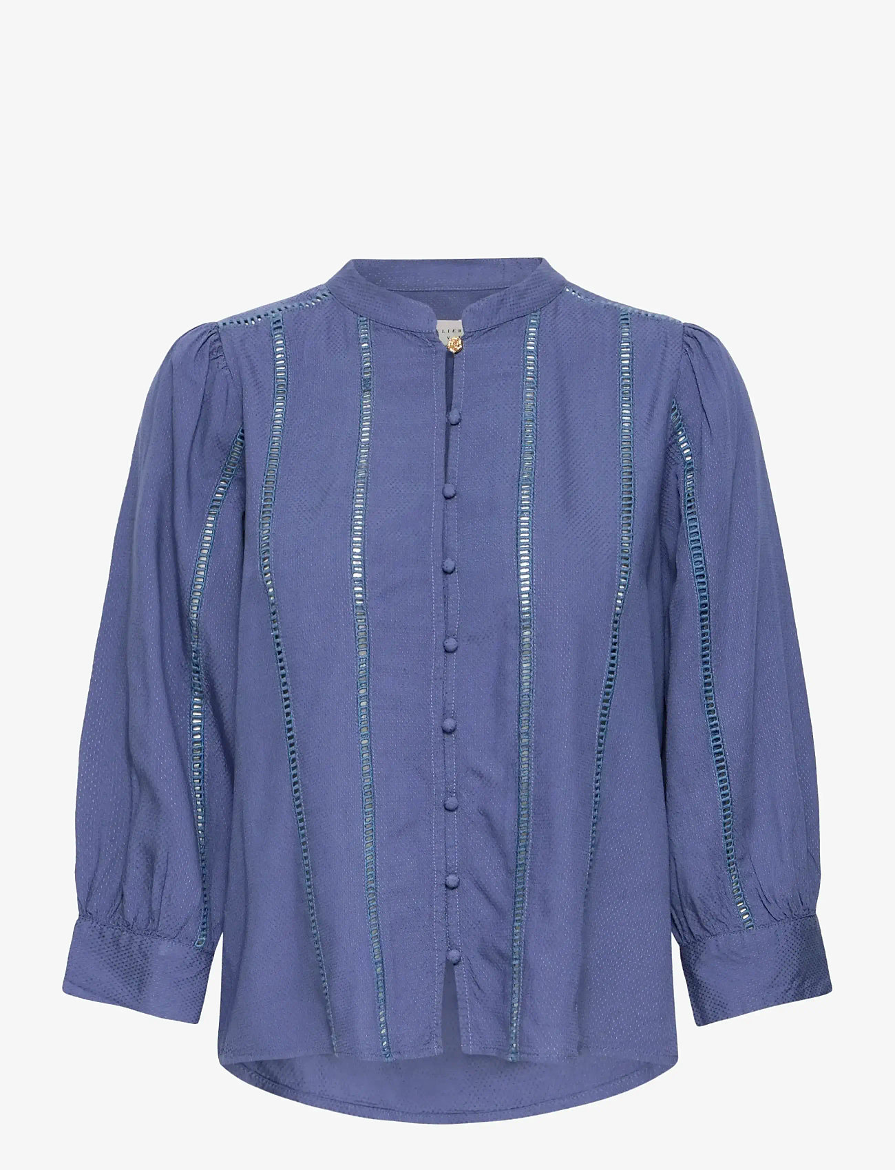 Atelier Rêve - IRPETRA SH2 - pikkade varrukatega pluusid - blue indigo - 0