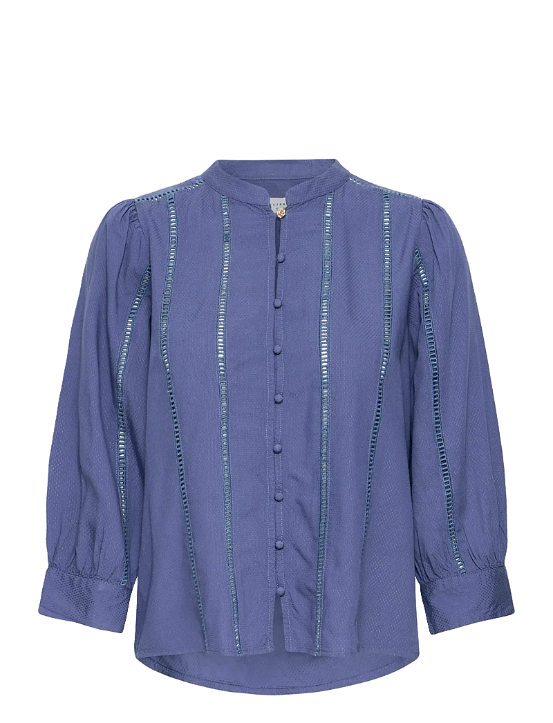 Atelier Rêve - IRPETRA SH2 - pikkade varrukatega pluusid - blue indigo - 0