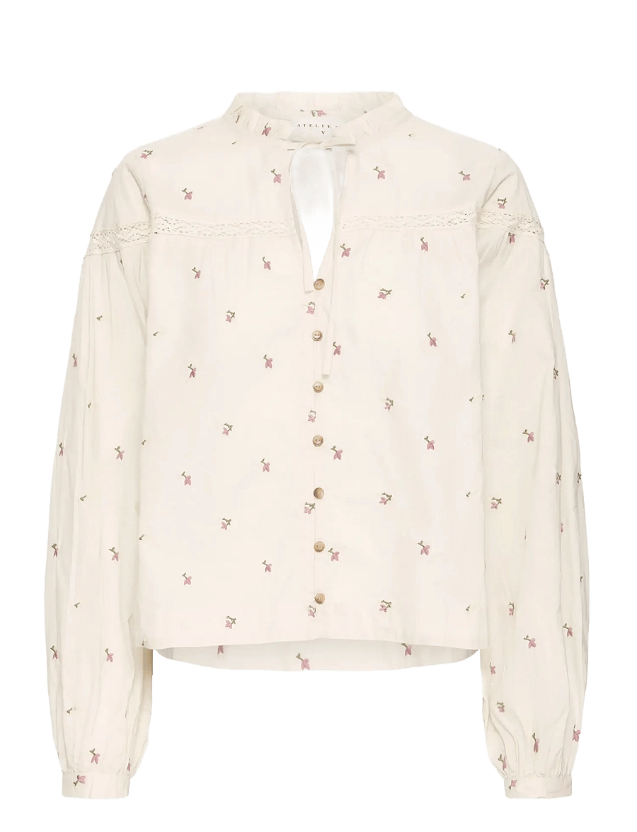 Atelier Rêve - IRSALLY SH2 - langärmelige blusen - birch - 0
