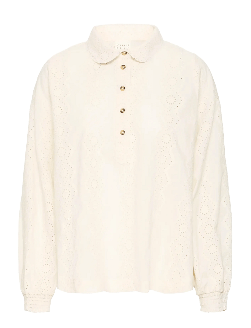 Atelier Rêve - IRLAUREN LS2 - long sleeved blouses - birch - 0