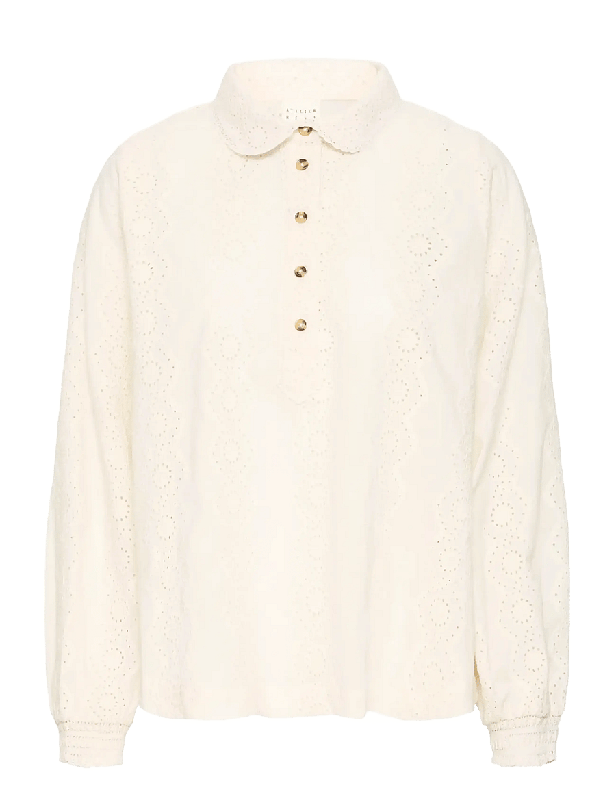 Atelier Rêve - IRLAUREN LS2 - langerma blússur - birch - 0