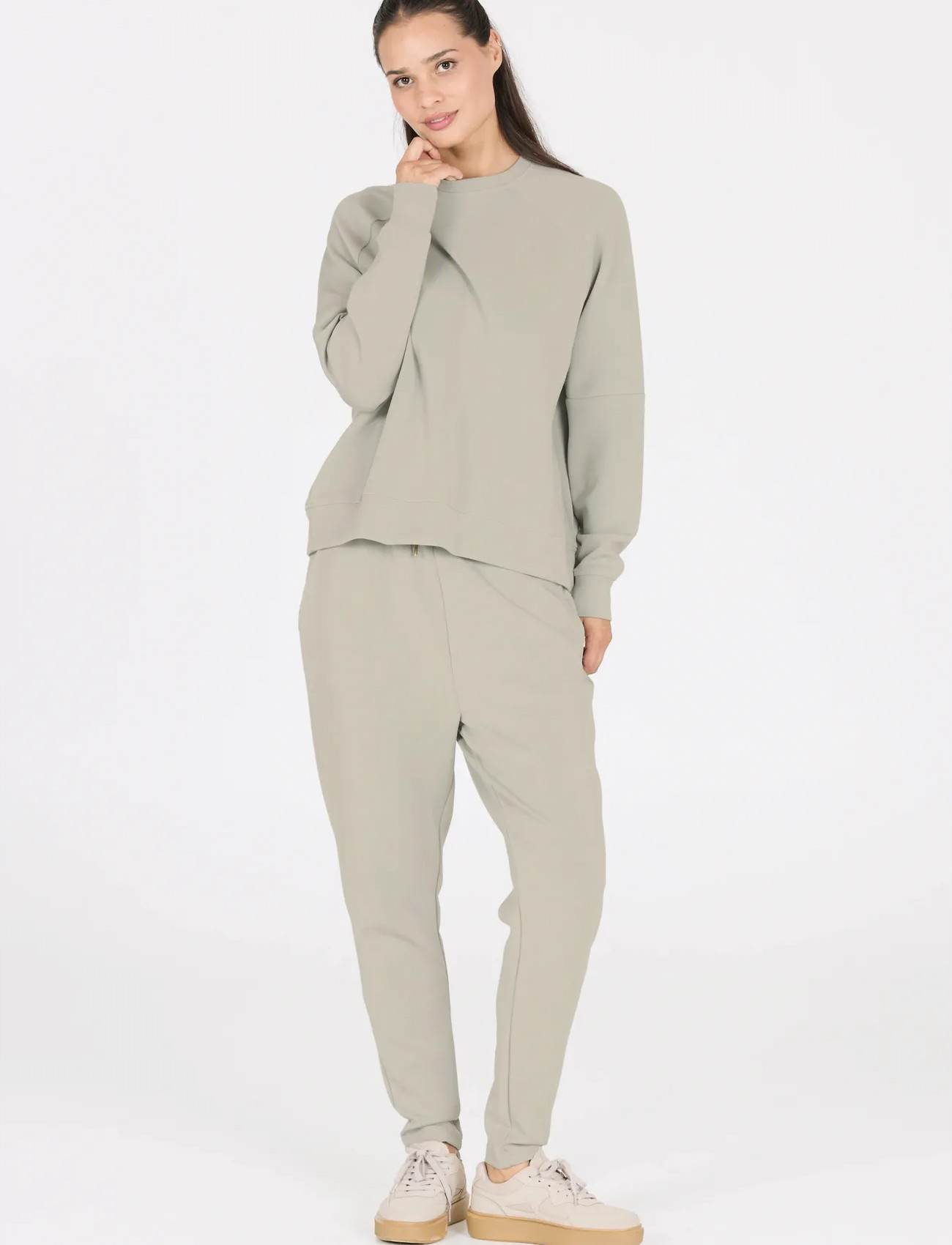 Athlecia Jacey W Crew Neck - Beige - 34 1