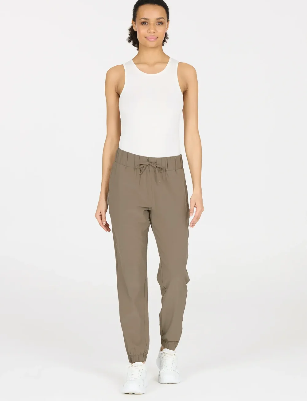 Athlecia - Austberg W Training Pants - joggingbukser - greige - 5