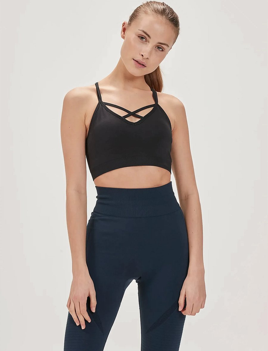Athlecia - Tulip W Sports Bra - sports-bh'er - black - 3
