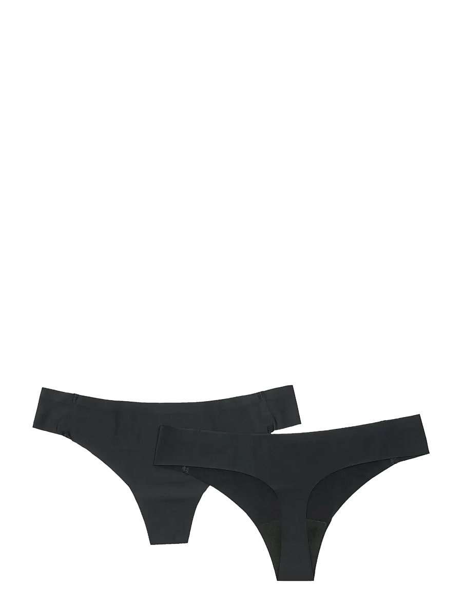 Athlecia - Alax W Seamless String 2-Pack - aluspesu ja sokid - black - 1