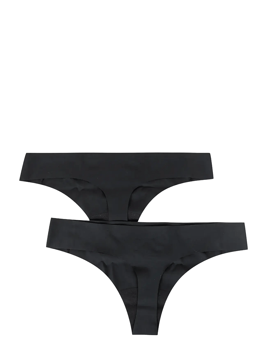 Athlecia - Alax W Seamless String 2-Pack - aluspesu ja sokid - black - 2