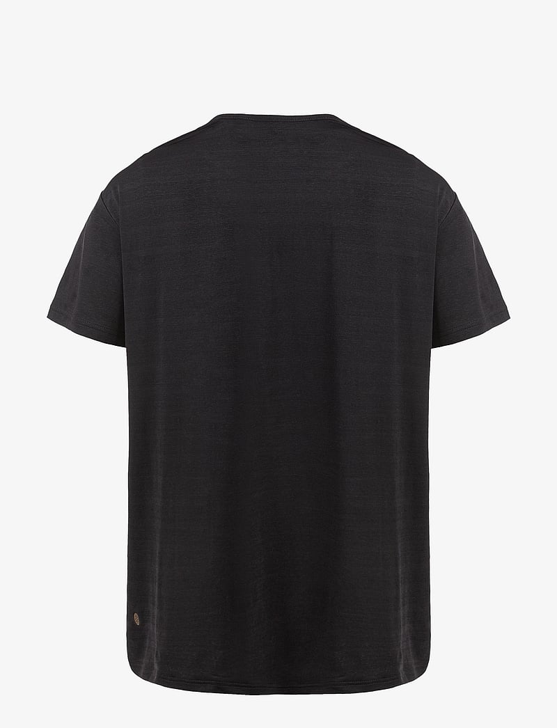 Athlecia - Lizzy W Slub S/S Tee - t-shirts - black melange - 2