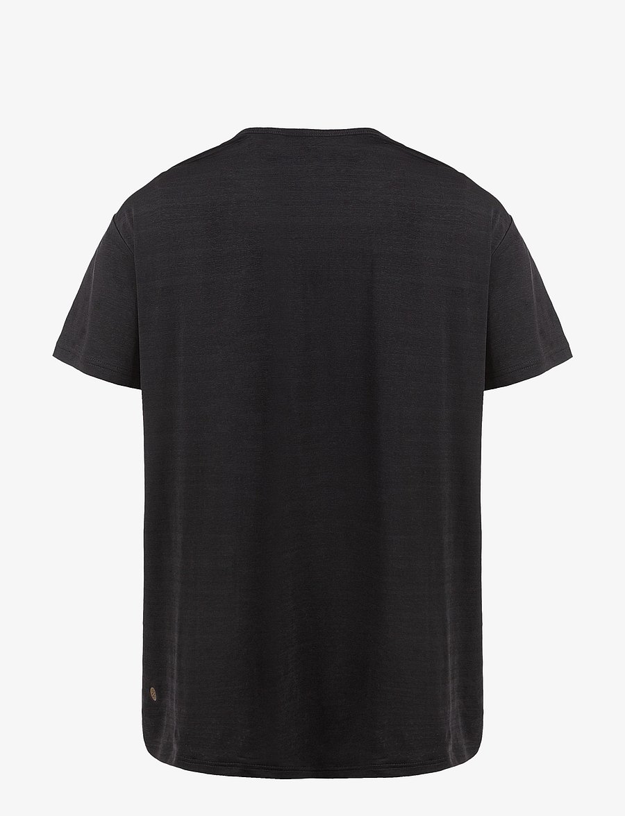 Athlecia - Lizzy W Slub S/S Tee - t-shirts - black melange - 2