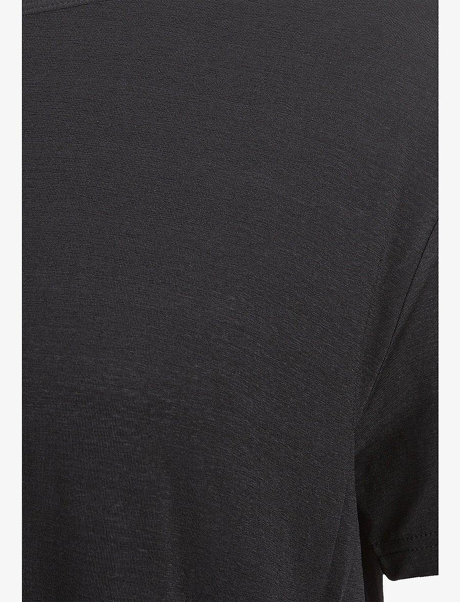 Athlecia - Lizzy W Slub S/S Tee - t-shirts - black melange - 3