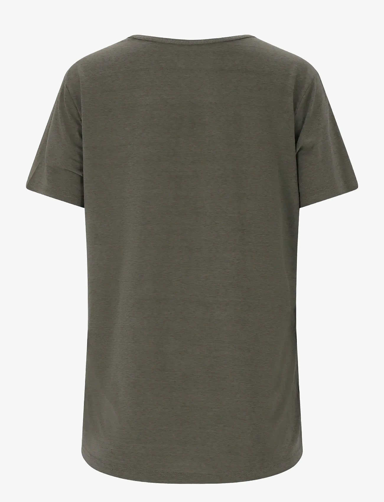 Athlecia - Lizzy W Slub S/S Tee - t-shirts - gunmetal - 2