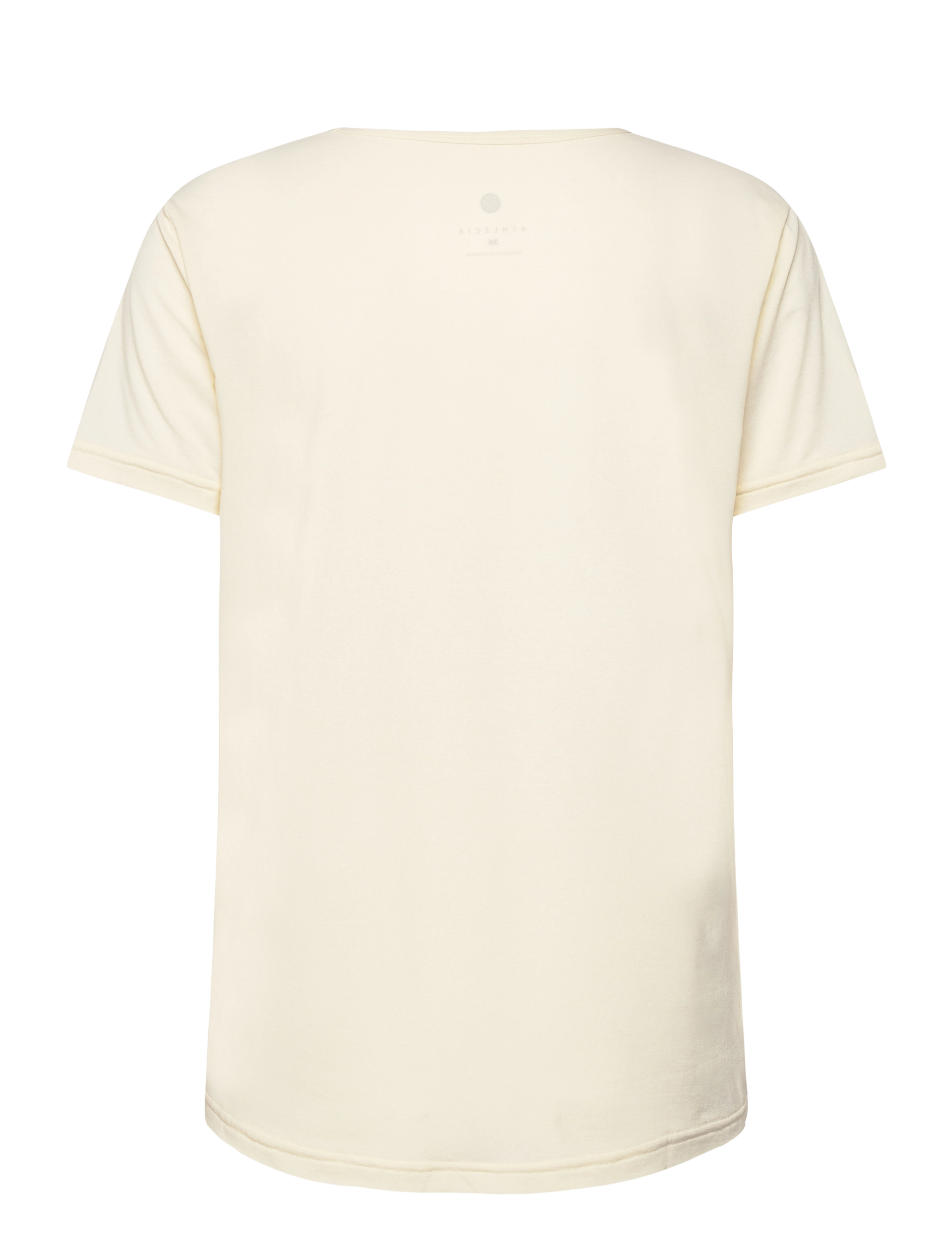 Athlecia - Lizzy W Slub S/S Tee - najniższe ceny - lemon icing - 1