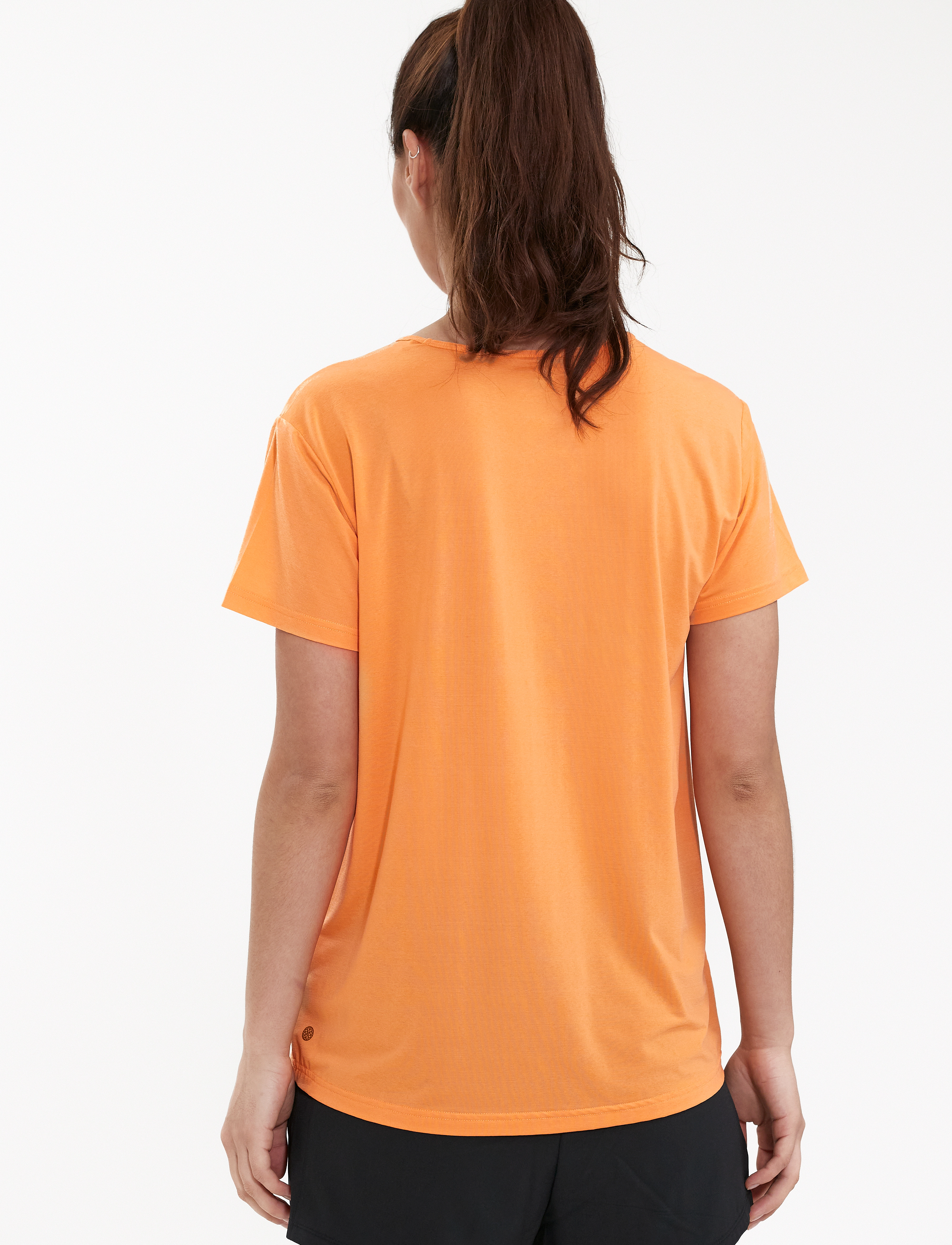 Athlecia - Lizzy W Slub S/S Tee - t-shirts - tangerine - 3