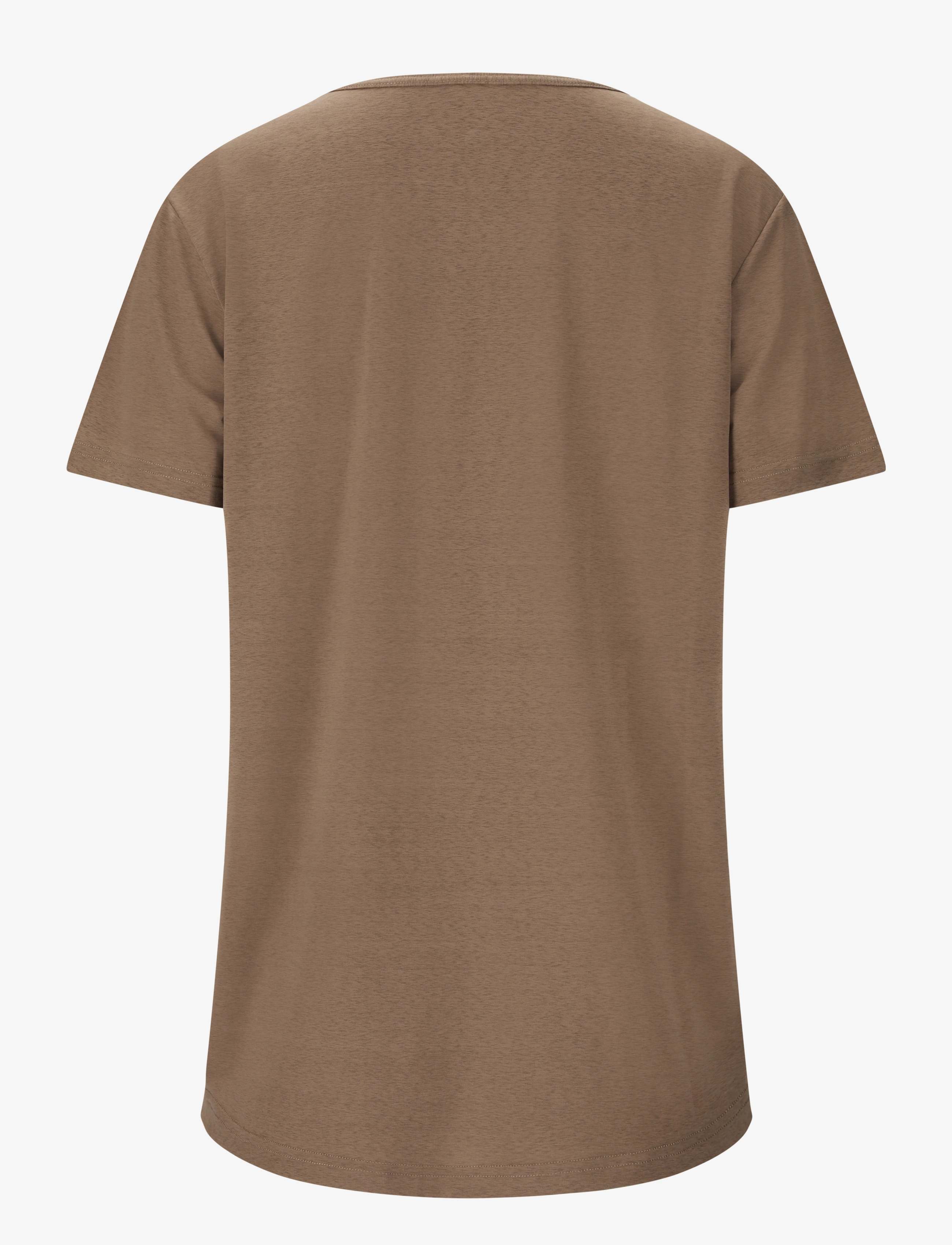 Athlecia - Lizzy W Slub S/S Tee - t-shirts - walnut - 2
