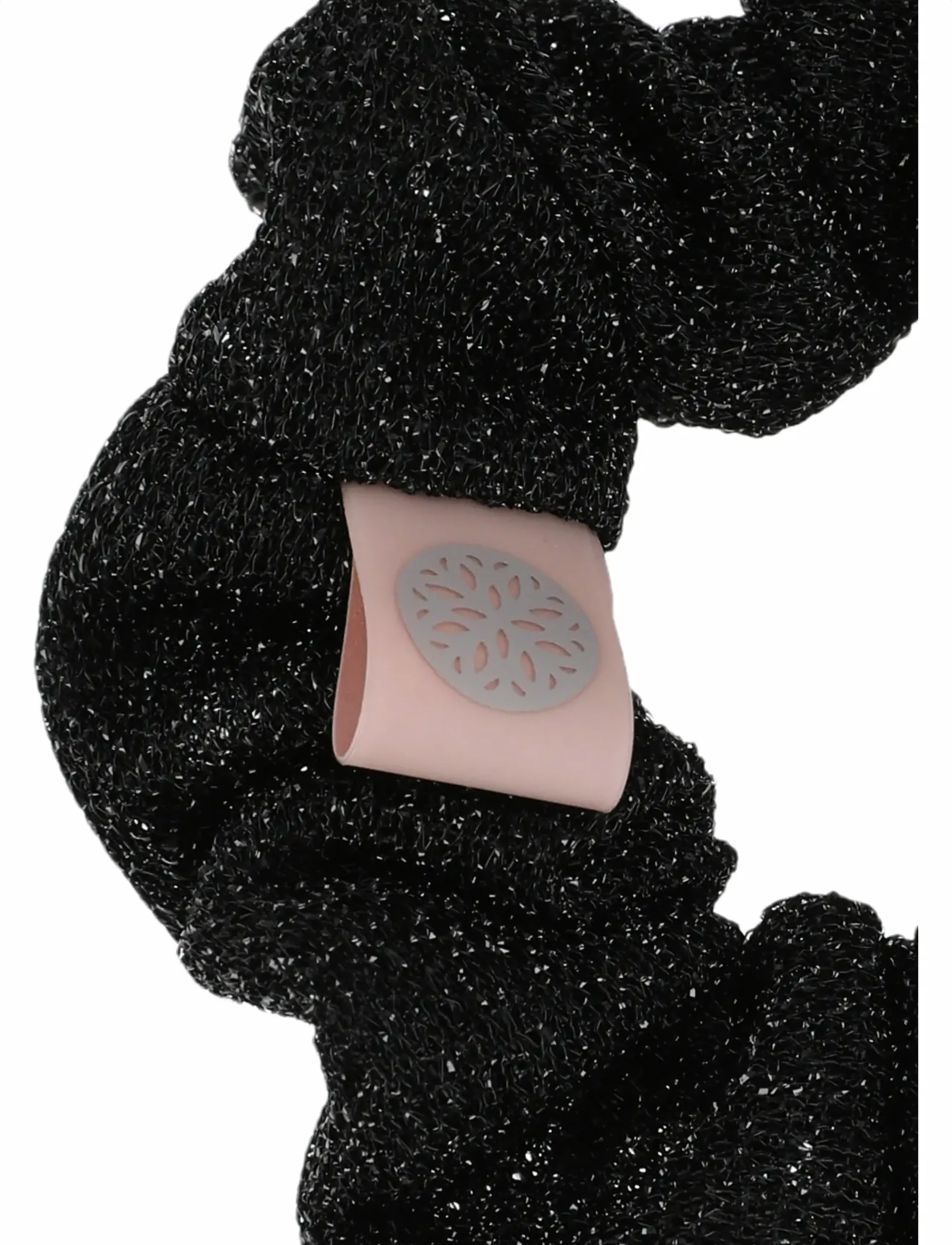 Athlecia - Rabia Glitter Scrunchie - black - 2
