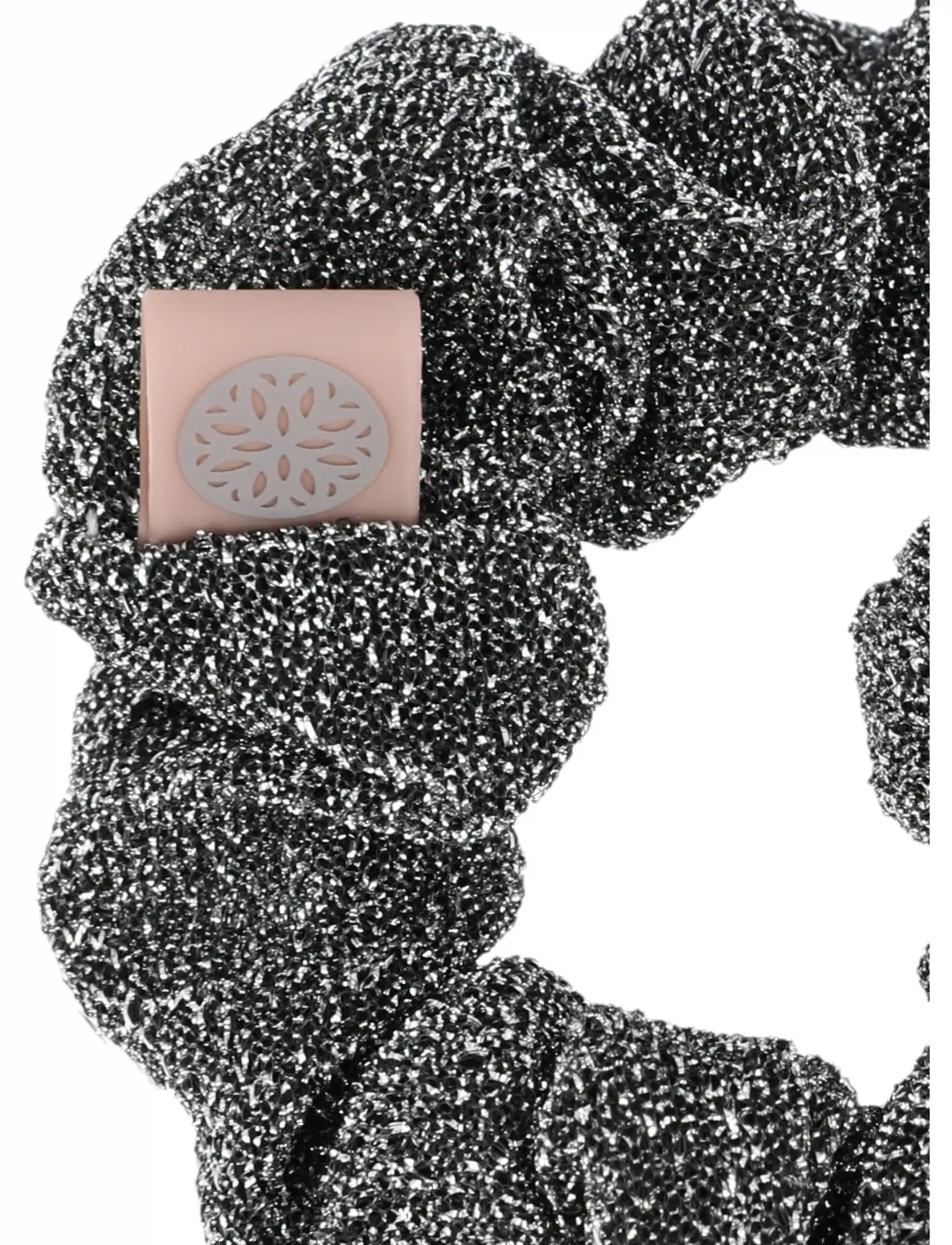 Athlecia - Rabia Glitter Scrunchie - silver - 2