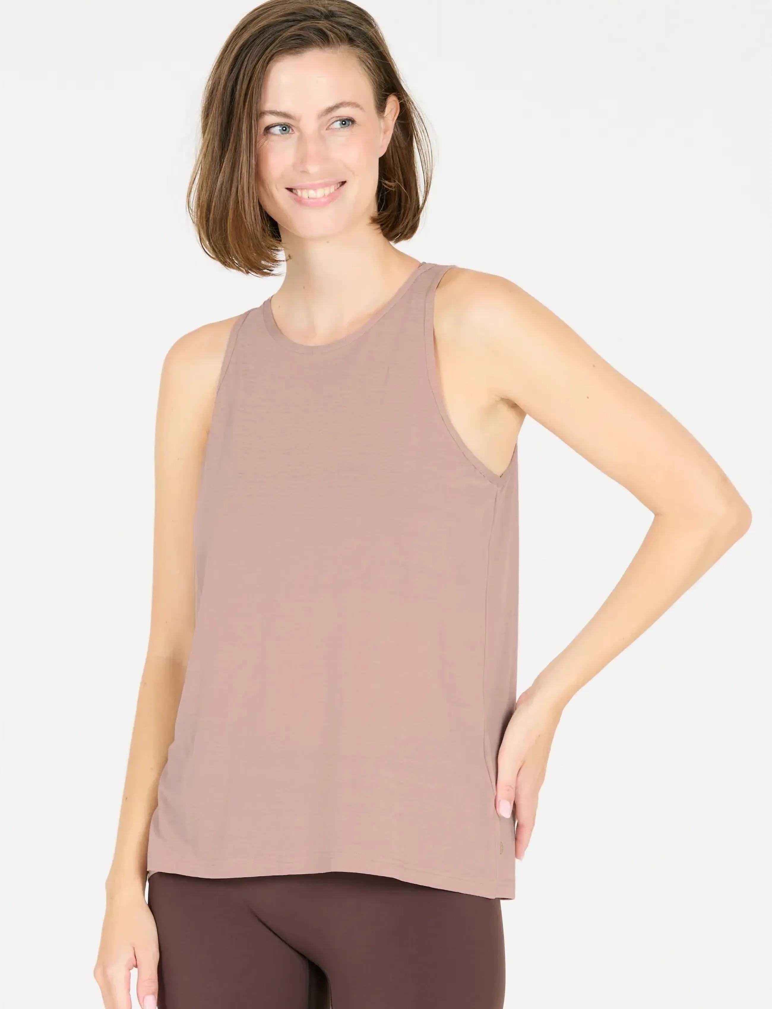 Athlecia Mota W Slub Top, Slub Tanktop, Pink, Str: 40