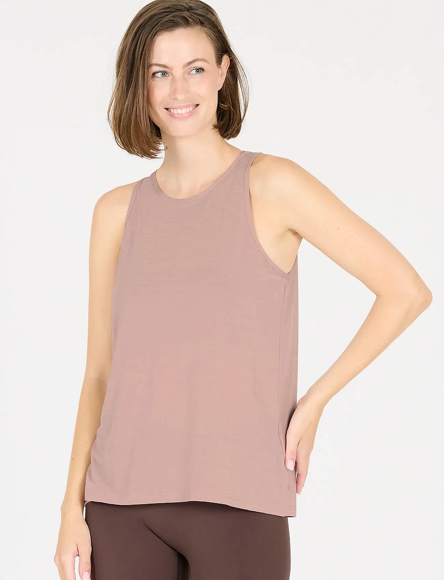 Athlecia - Mota W Slub Top - tank tops - sphinxsand - 0
