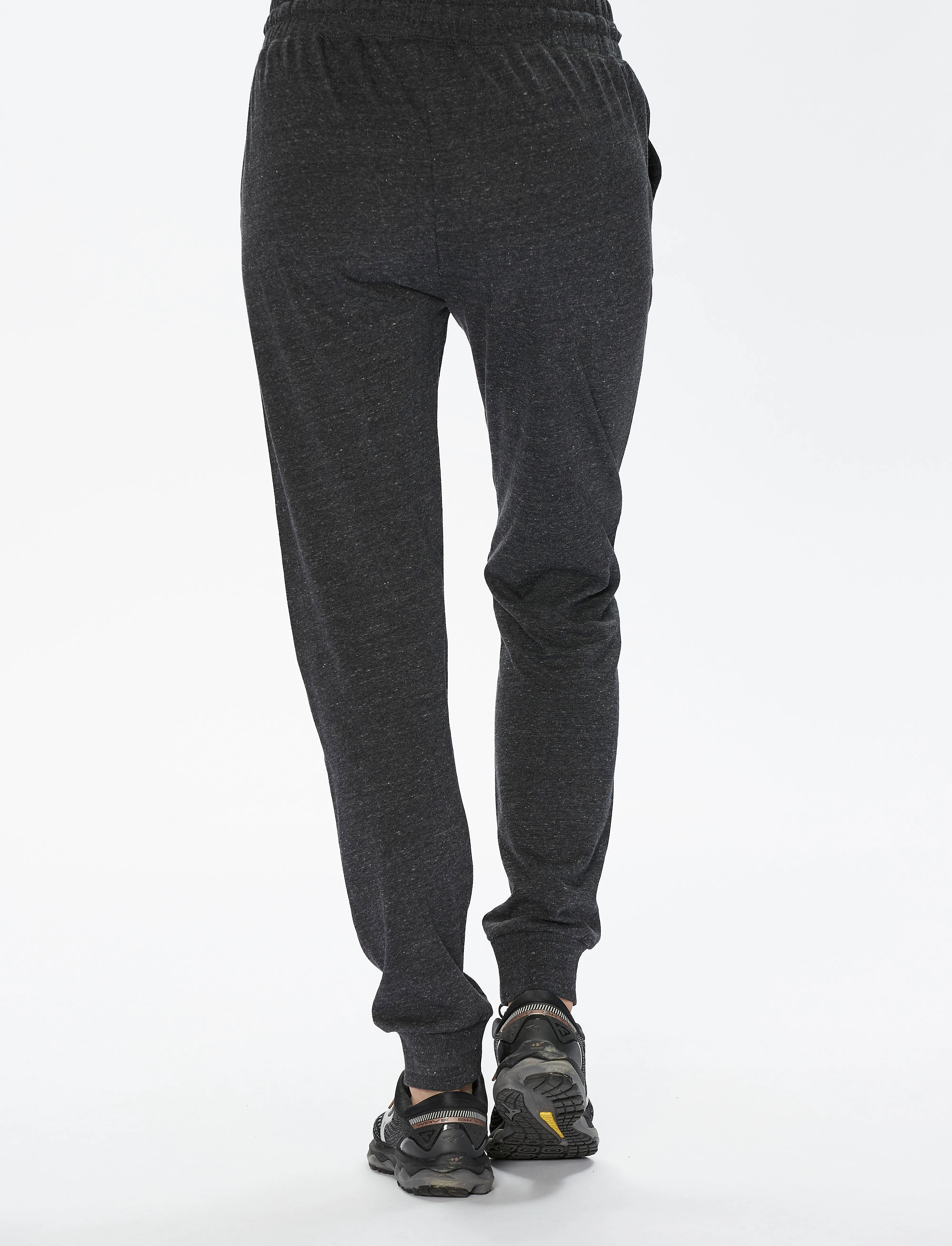 Athlecia - Chestine W Melange Sweat Pants - dark grey melange - 4
