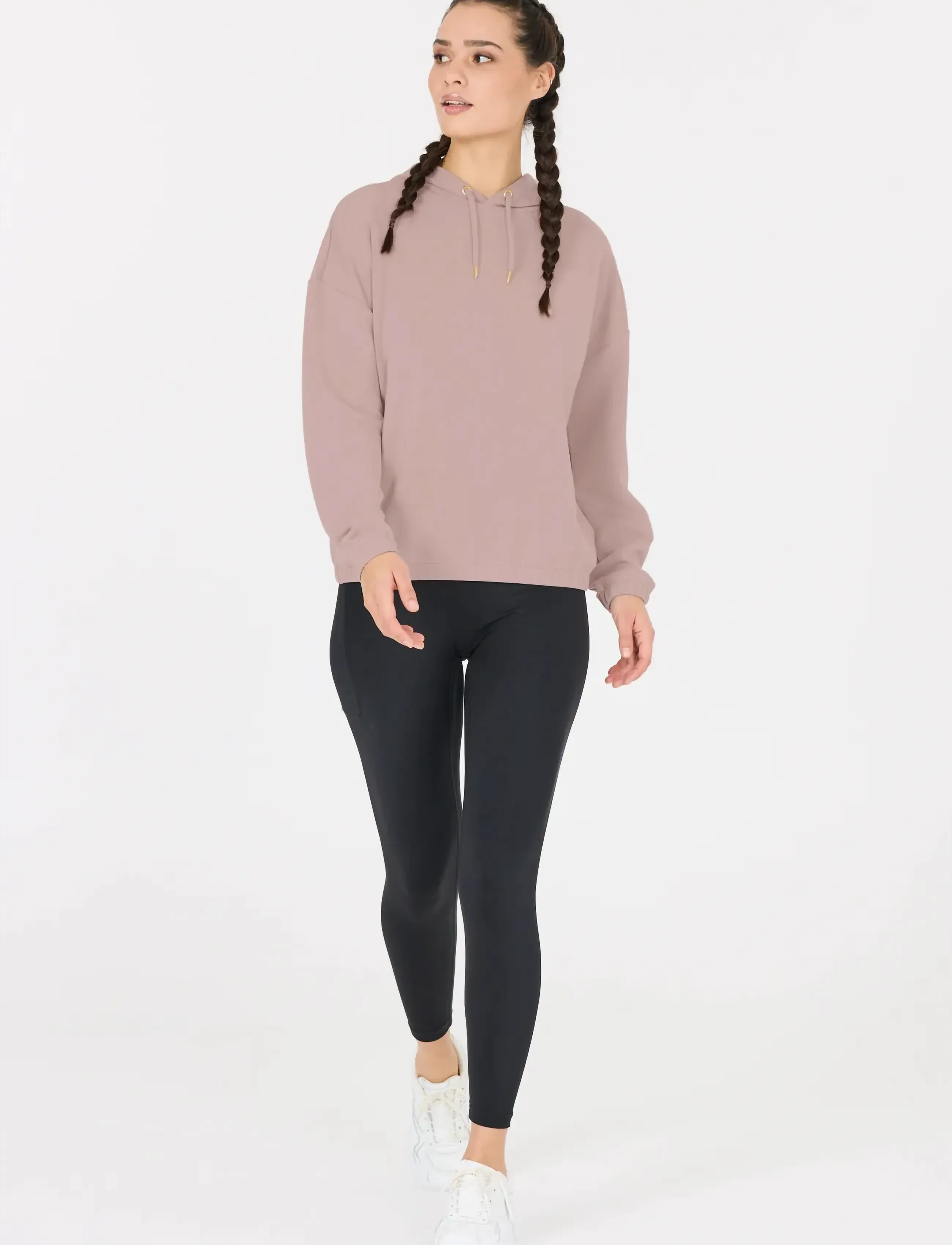 Athlecia - Namier W Hoody - dressipluusid ja pusad - sphinxsand - 0