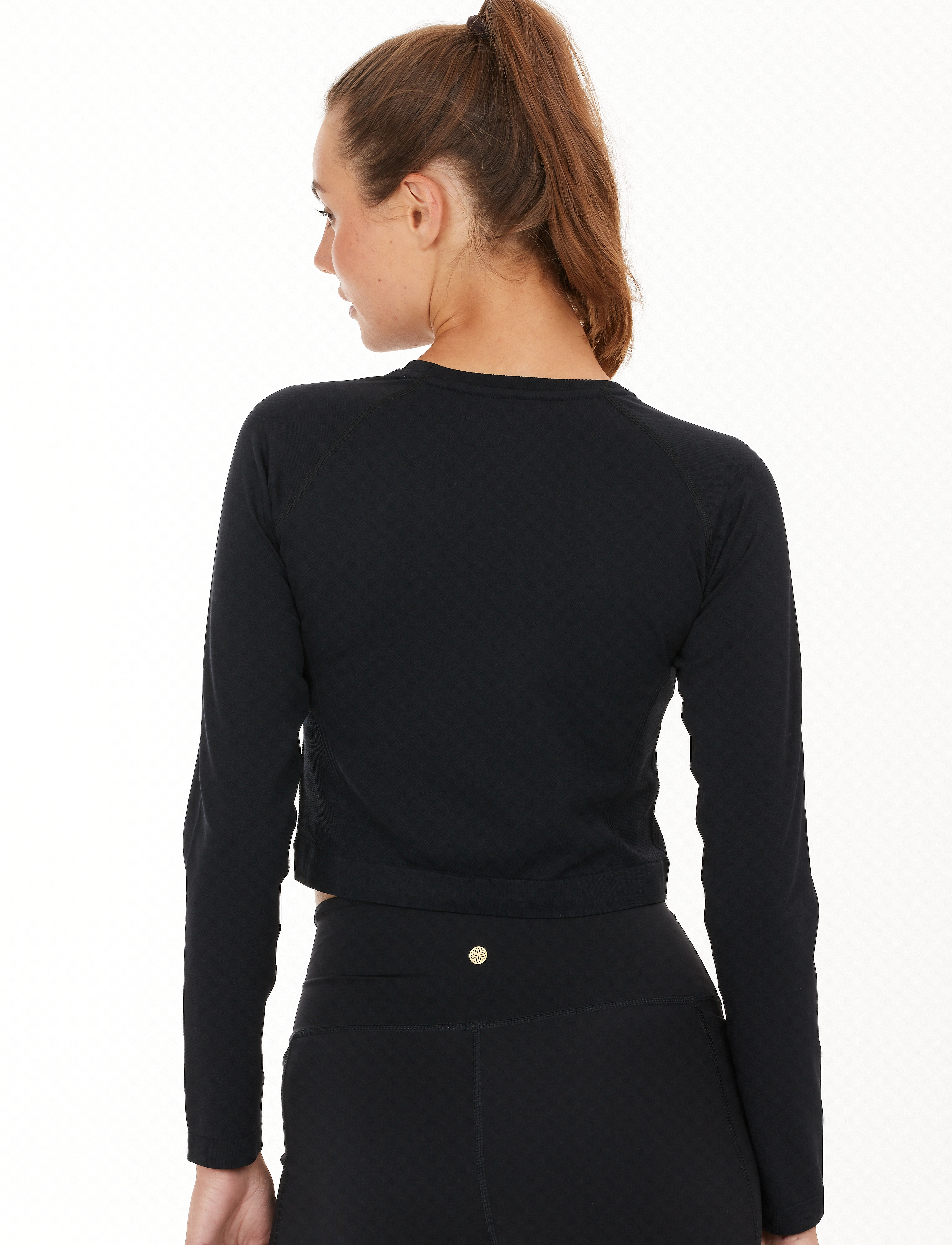 Athlecia - Celita W L-S Seamless Crop Top - black - 3