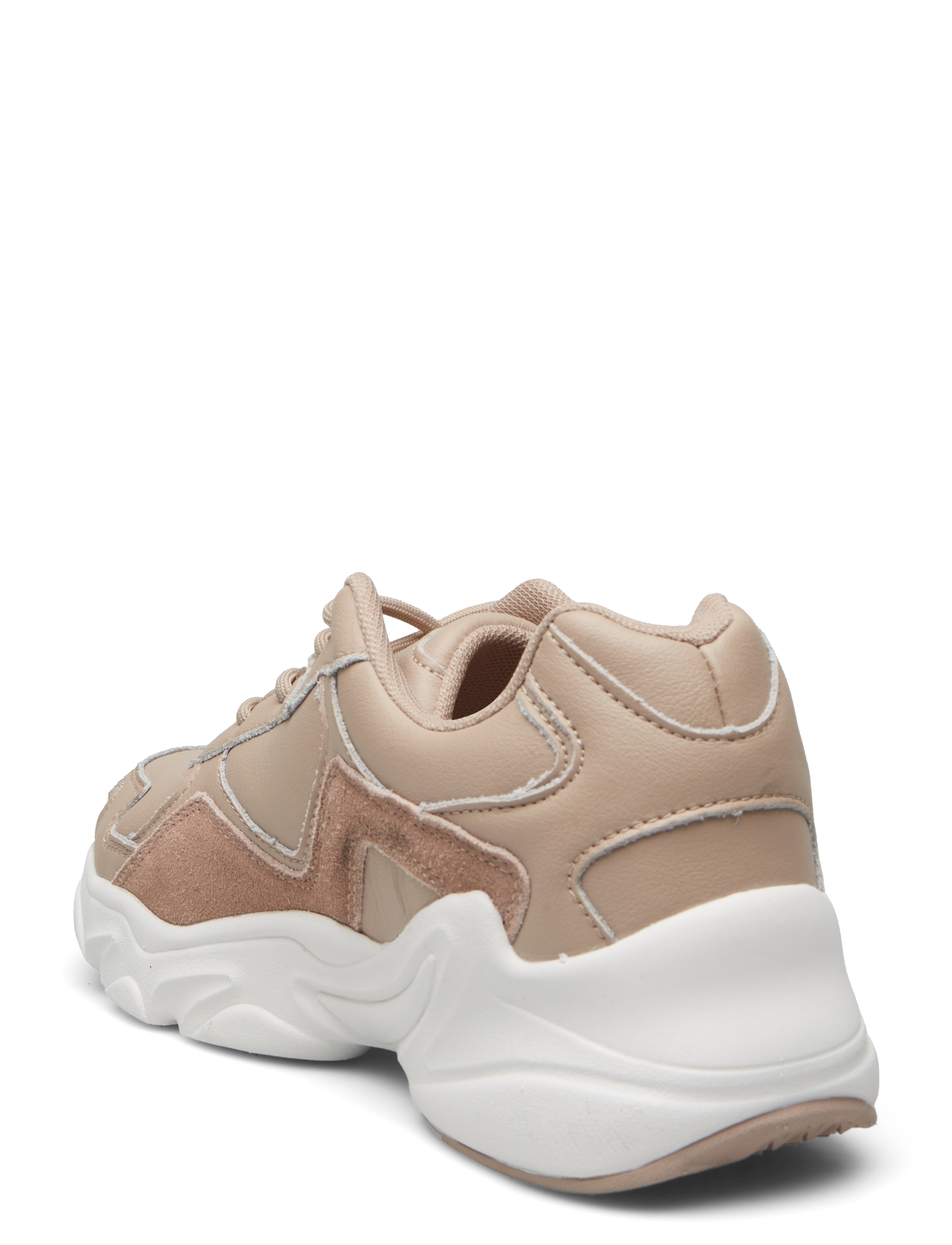 Athlecia - Athlecia W Chunky Leather Trainers - low top sneakers - nude - 2