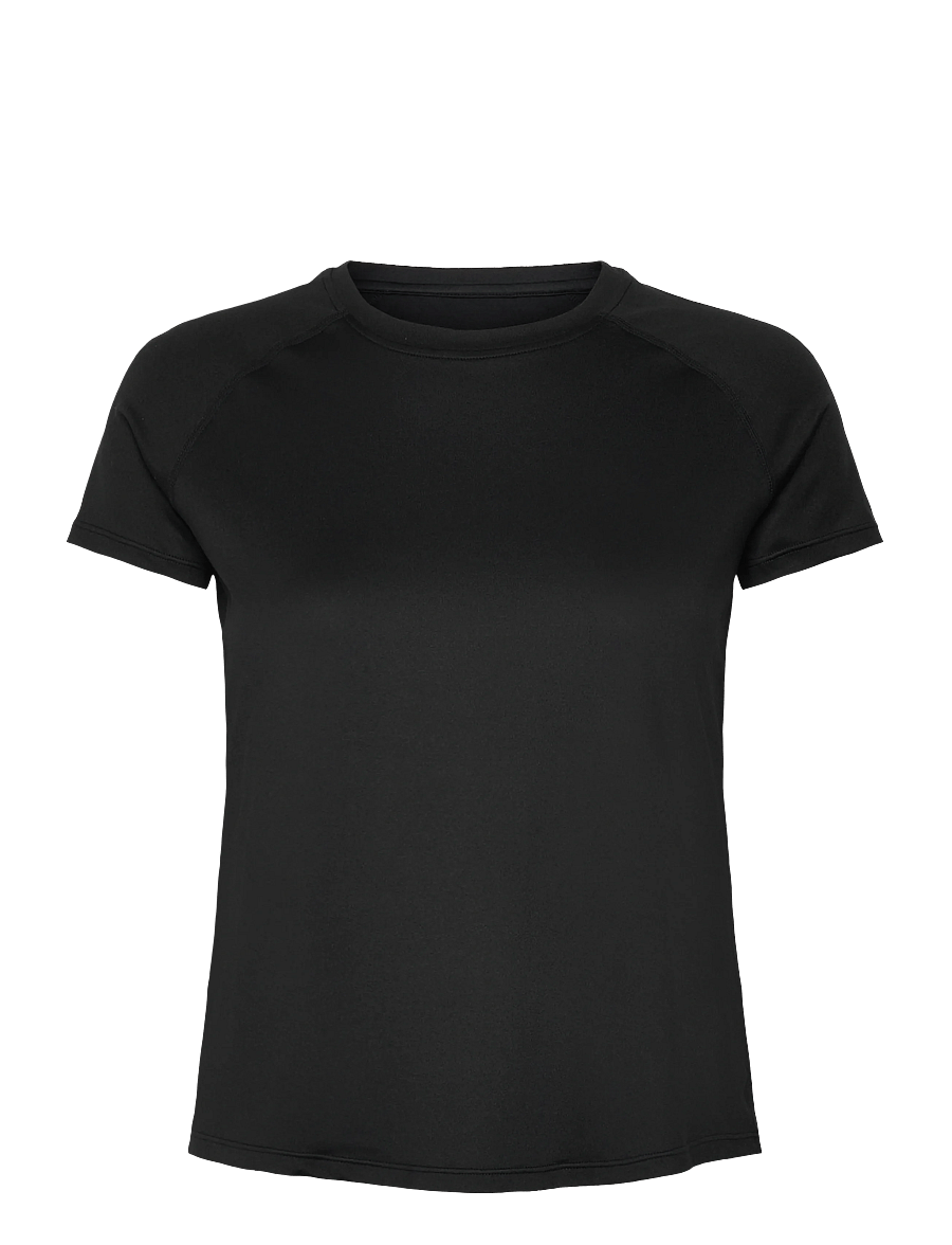 Athlecia - Gaina V2 W S/S Tee - t-shirts - black - 1