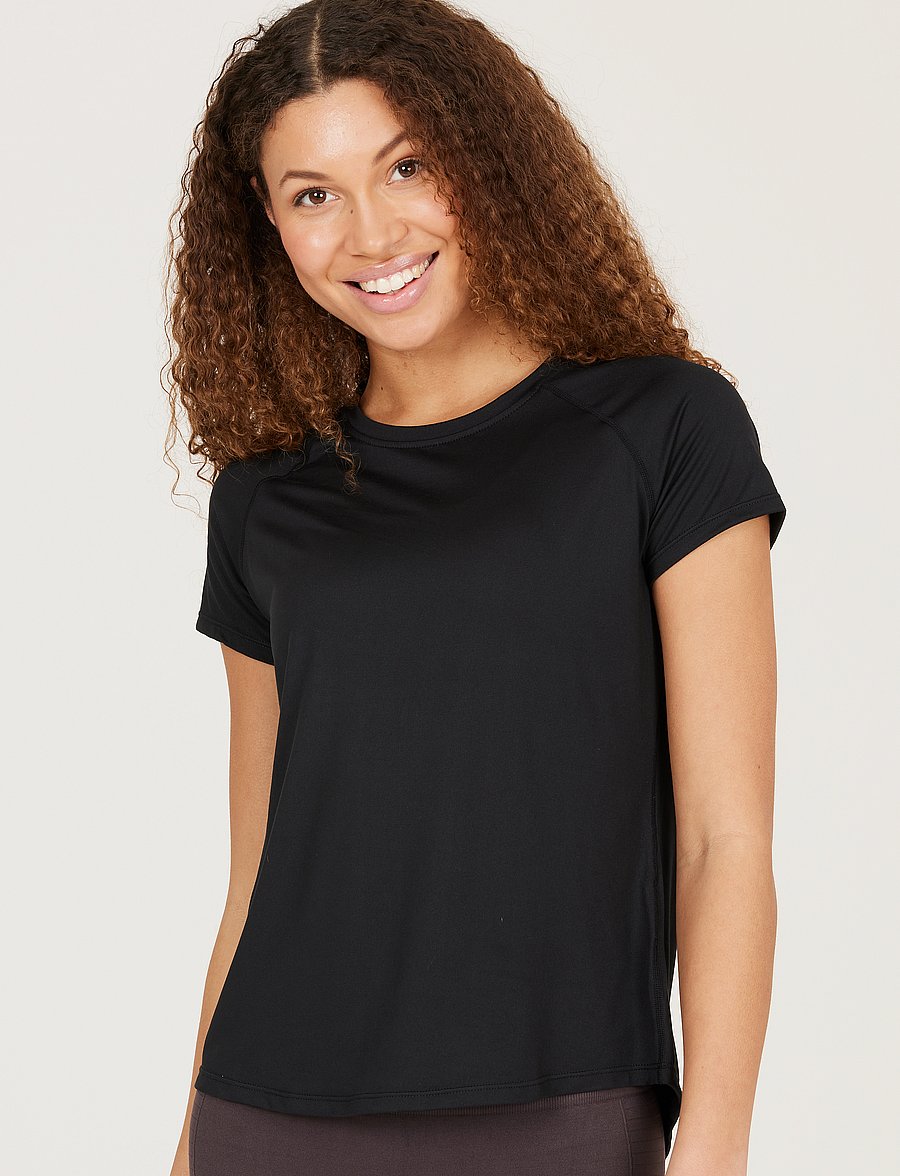 Athlecia - Gaina V2 W S/S Tee - t-shirts - black - 3