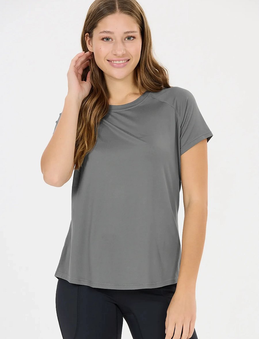 Athlecia - Gaina V2 W S/S Tee - t-shirts - sedona sage - 0