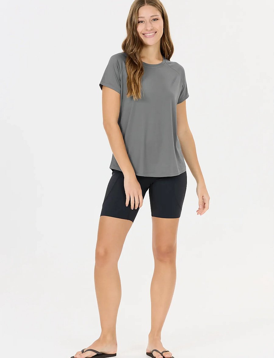 Athlecia - Gaina V2 W S/S Tee - t-shirts - sedona sage - 4