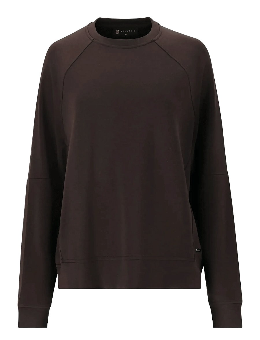 Athlecia - Jacey W Crew Neck - sweats - chocolate torte - 1