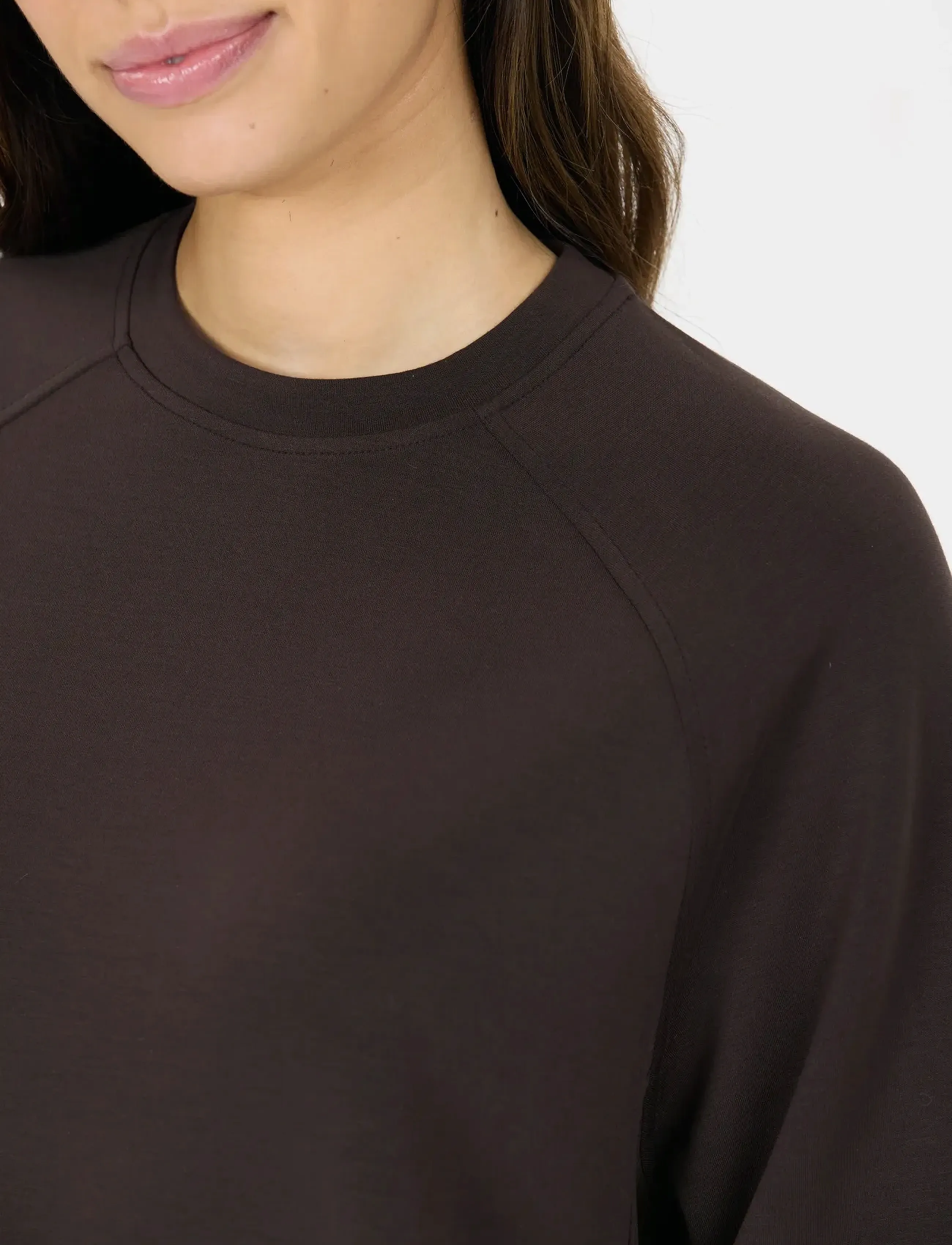 Athlecia - Jacey W Crew Neck - sweatshirts - chocolate torte - 0