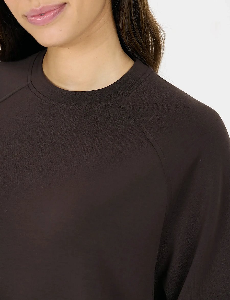 Athlecia - Jacey W Crew Neck - sweatshirts - chocolate torte - 0