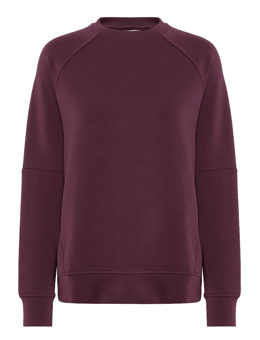 Athlecia - Jacey W Crew Neck - dressipluusid - fig - 1