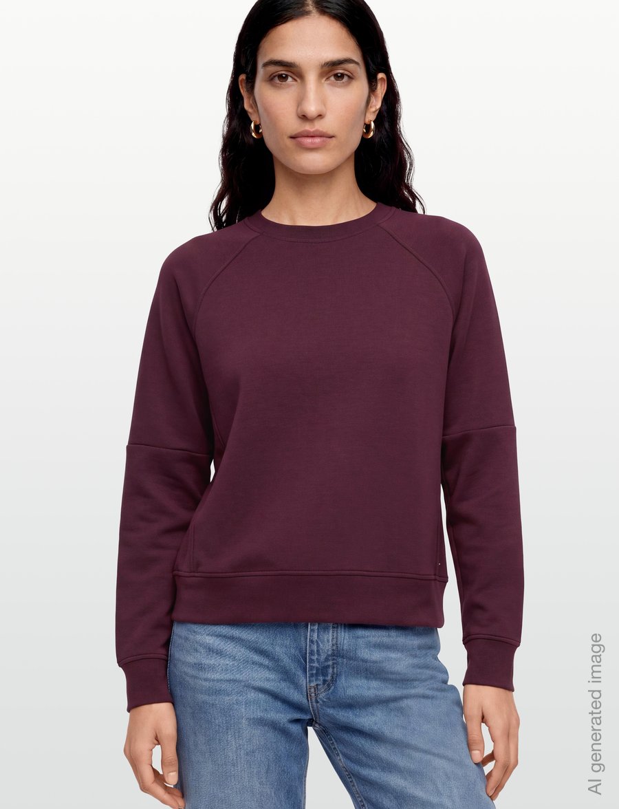 Athlecia - Jacey W Crew Neck - dressipluusid - fig - 3