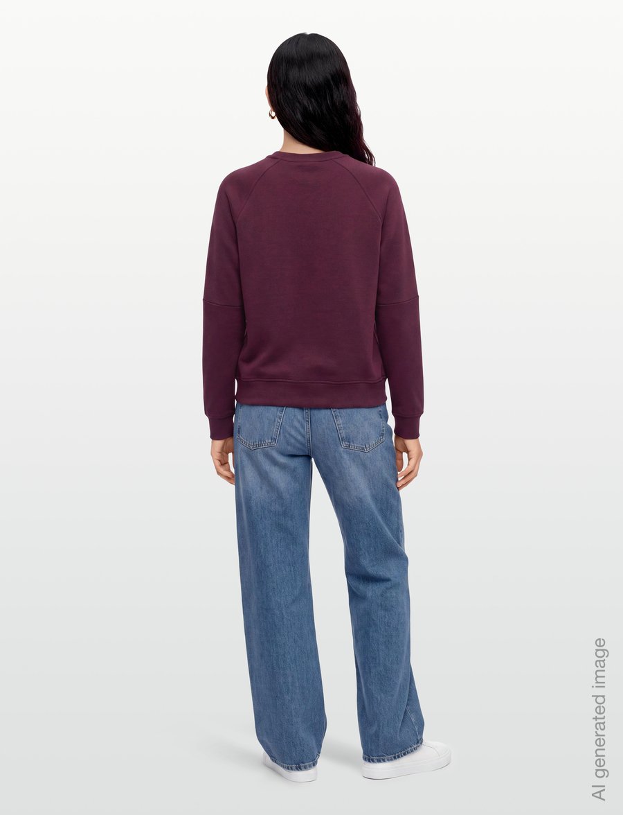 Athlecia - Jacey W Crew Neck - dressipluusid - fig - 4