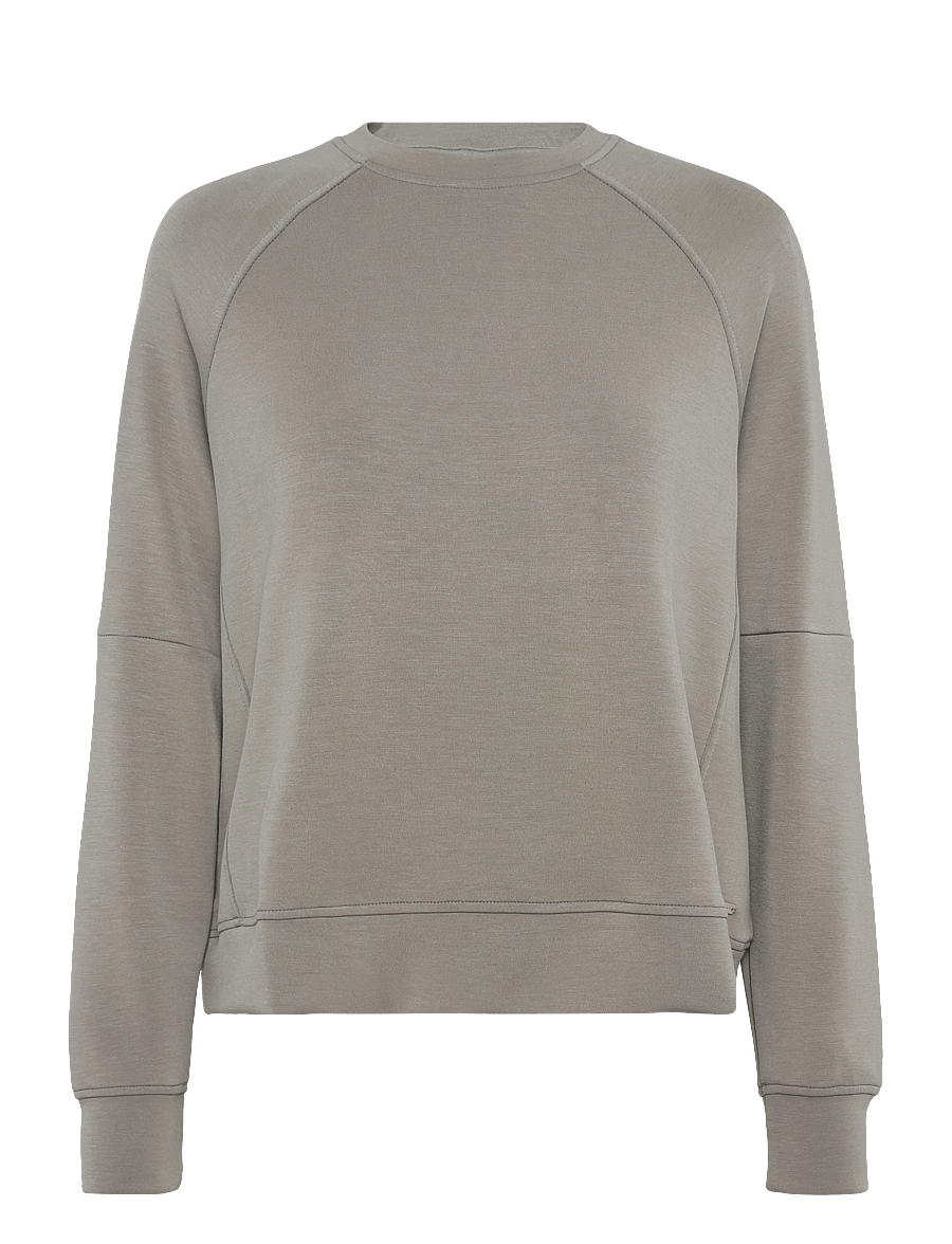 Athlecia - Jacey W Crew Neck - dressipluusid ja pusad - laurel oak - 0