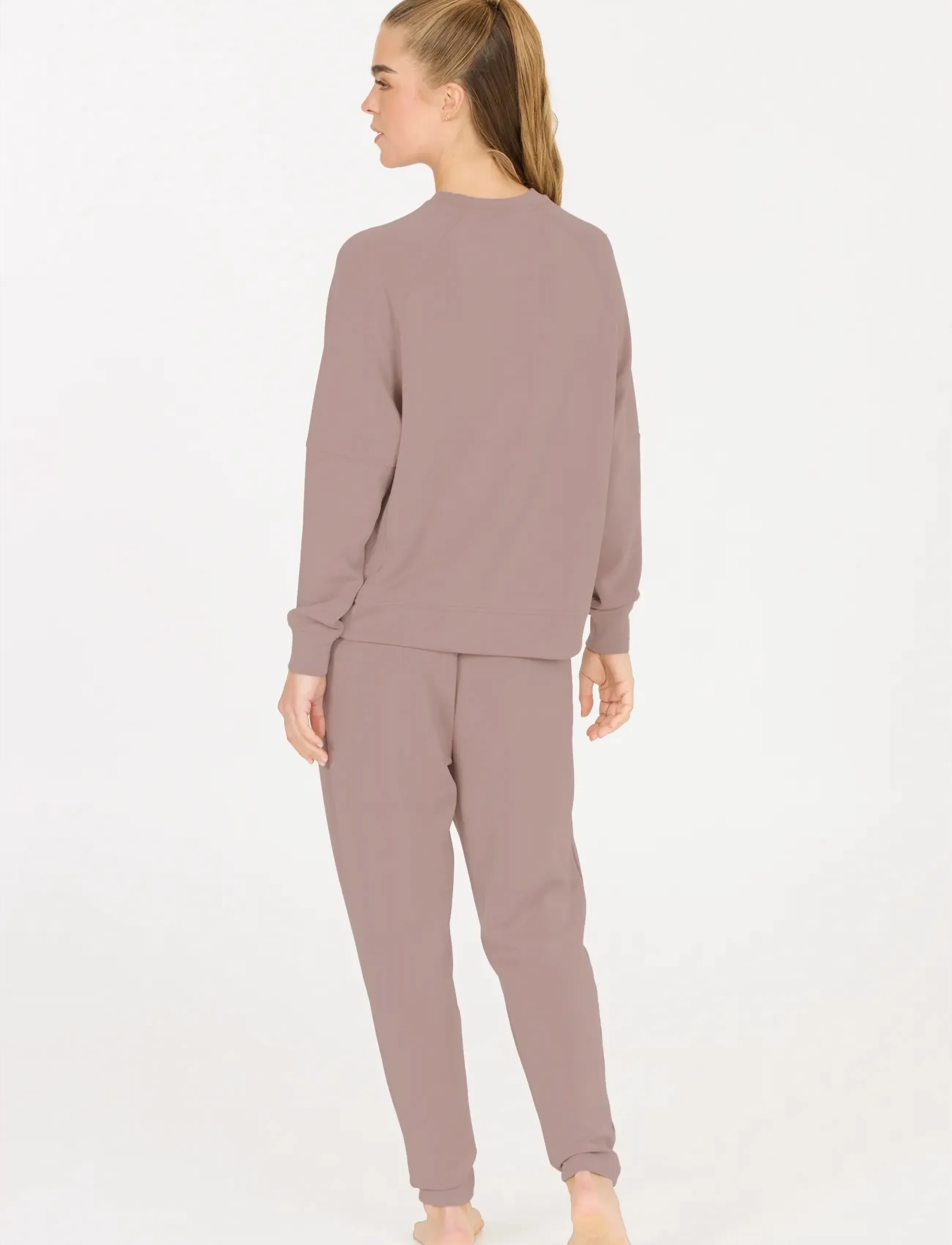 Athlecia - Jacey W Crew Neck - dressipluusid - sphinxsand - 3