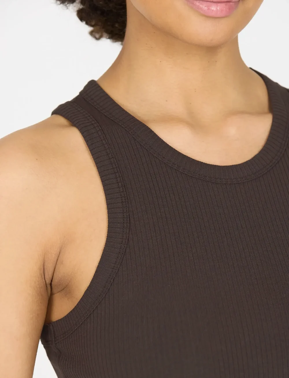 Athlecia - Lankae W Top - linnen - chocolate torte - 0