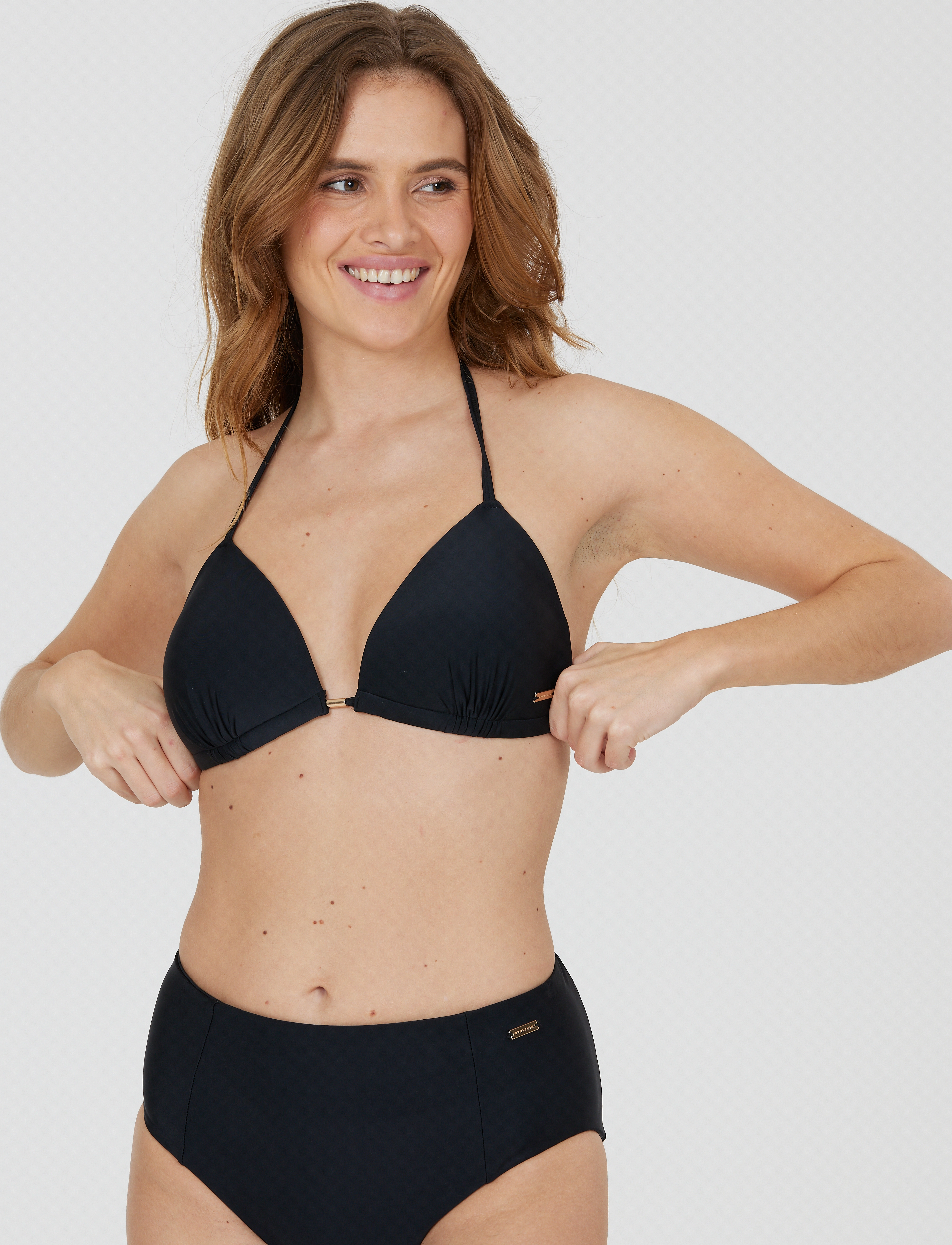 Athlecia - Aqumiee W Triangle Bikini Top - black - 5