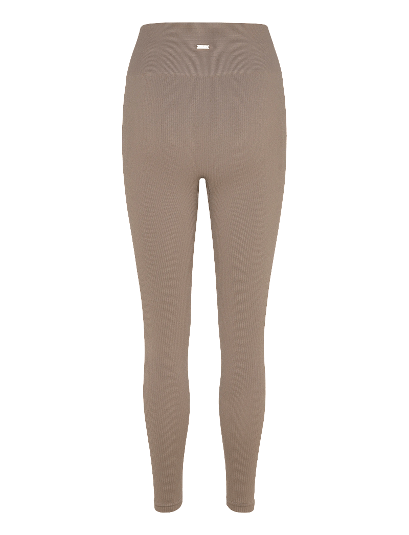 Athlecia - Aideny W Seamless Rib Tights - lauftights - desert taupe - 2