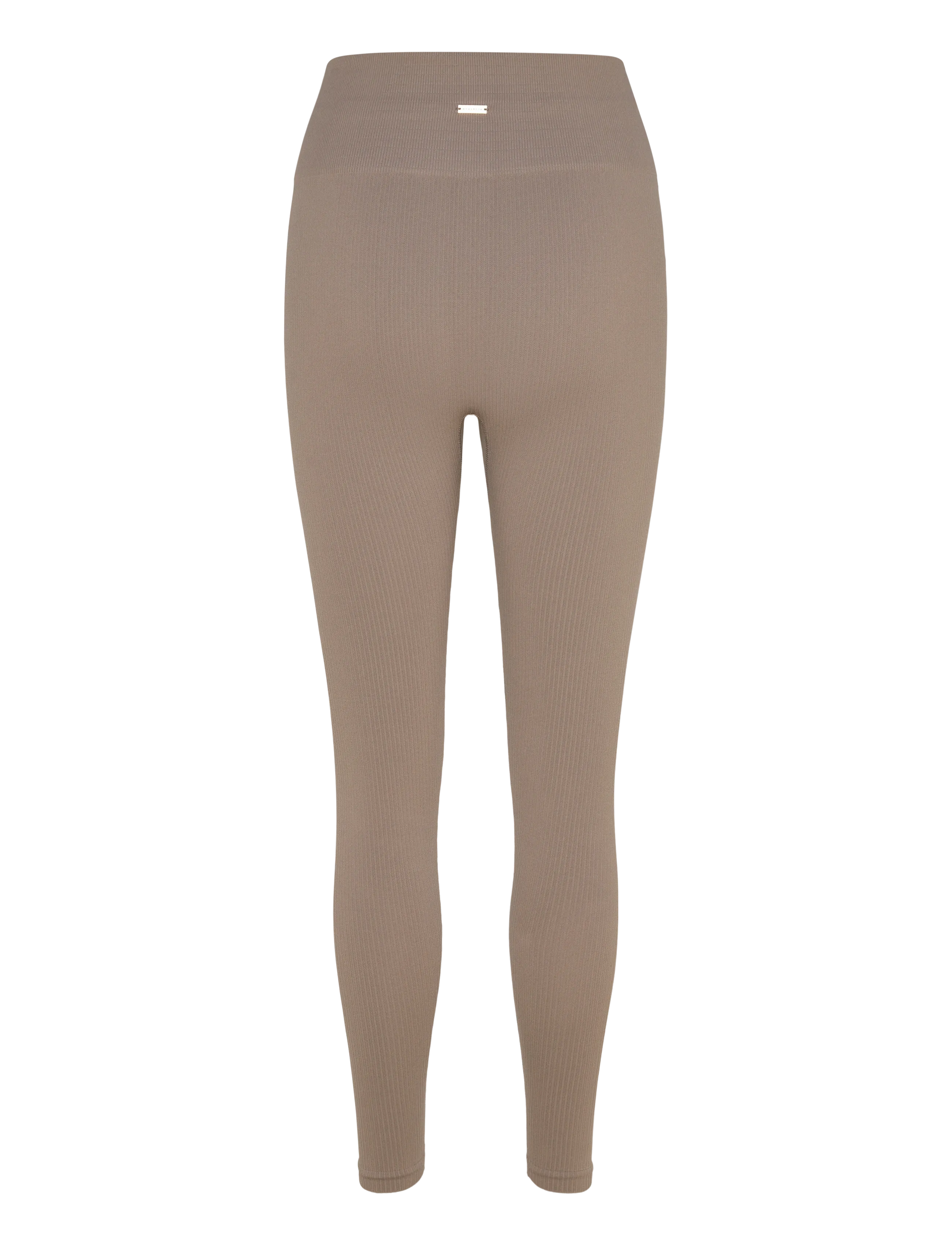 Athlecia - Aideny W Seamless Rib Tights - 7/8 længde - desert taupe - 2