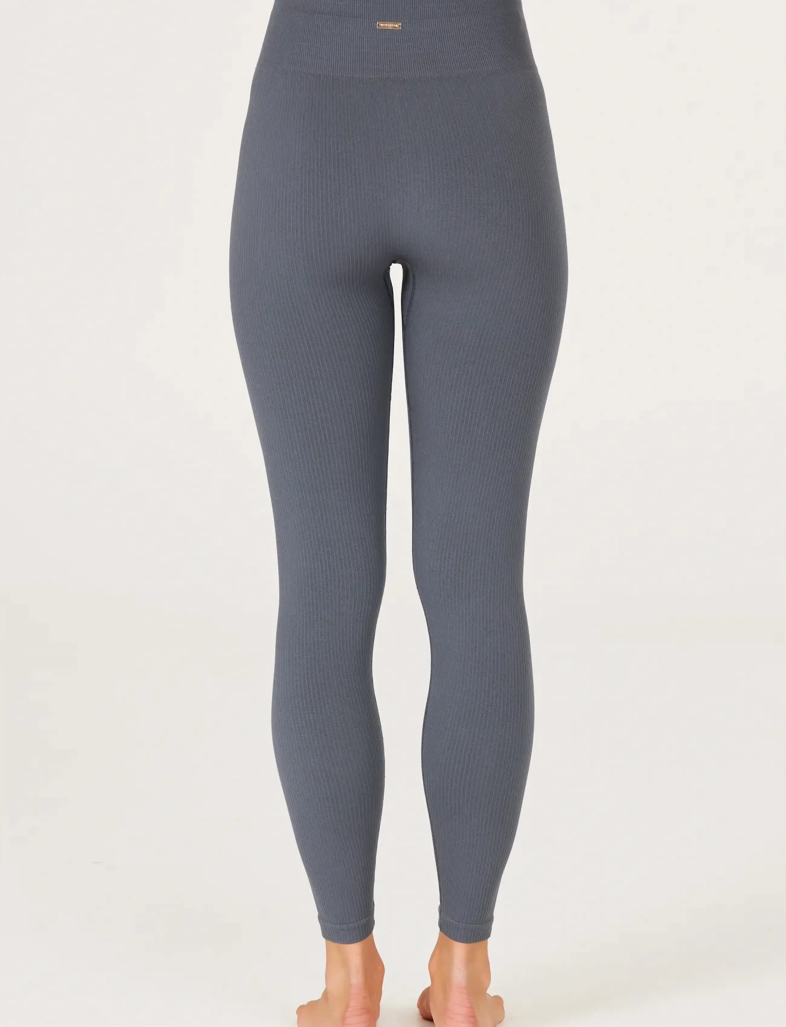 Athlecia - Aideny W Seamless Rib Tights - jooksuretuusid - ombre blue - 4