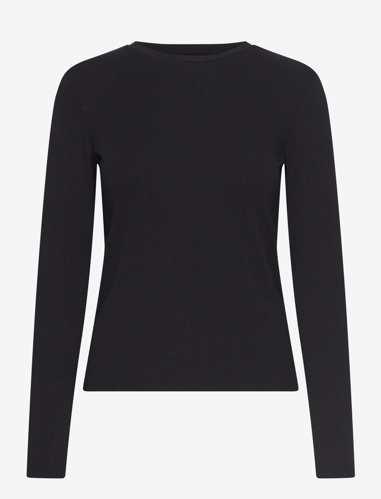 Athlecia - Lankae W L/S Tee - longsleeved tops - black - 1