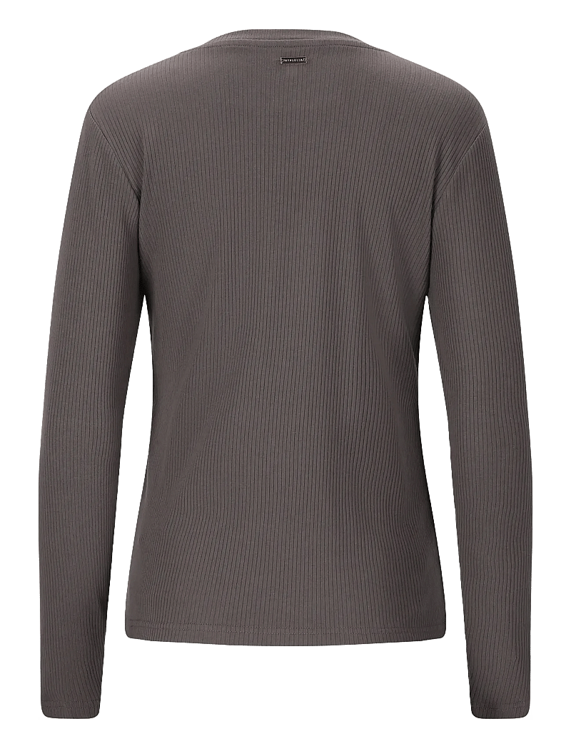 Athlecia - Lankae W L/S Tee - långärmade tröjor - plum kitten - 2