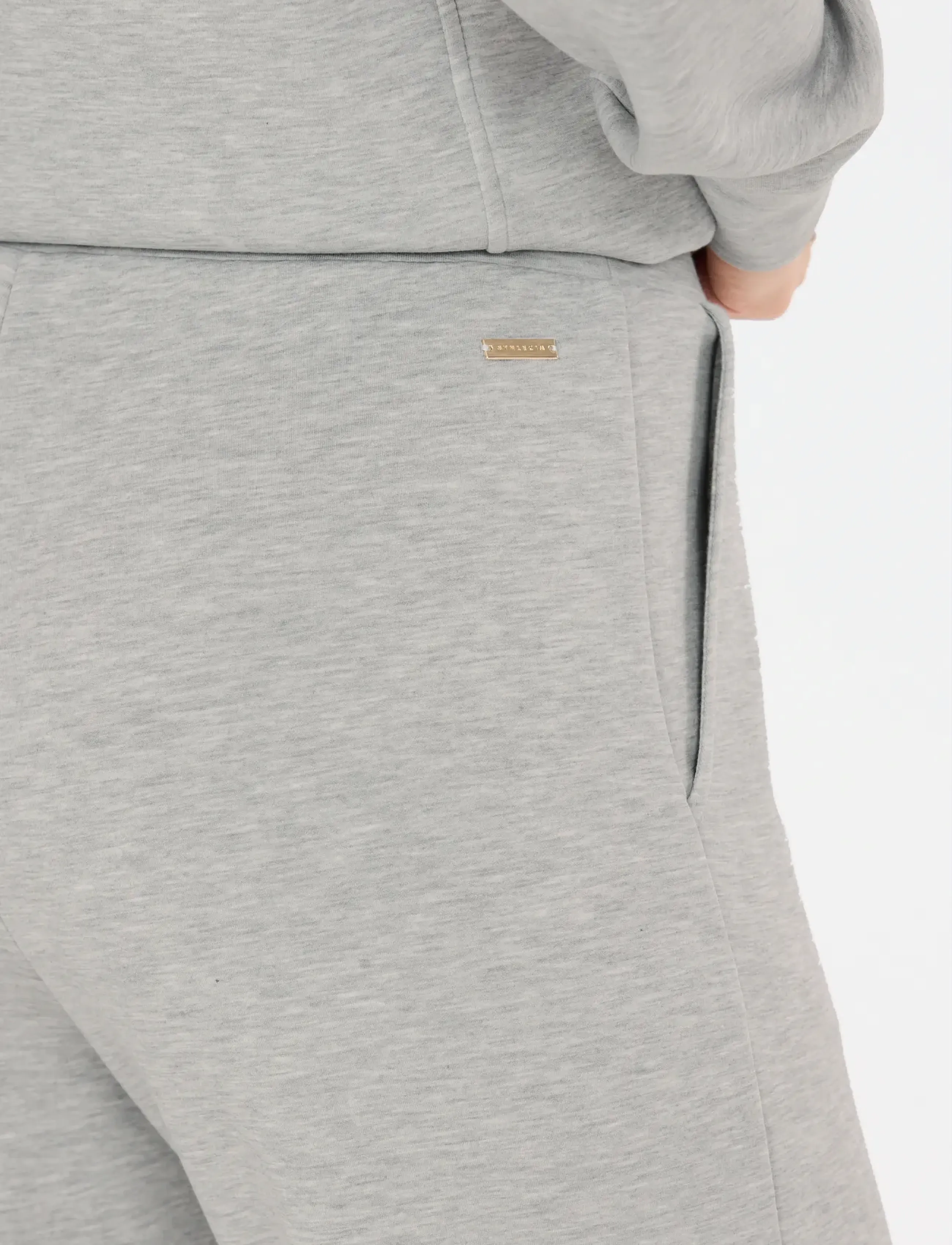 Athlecia - Jacey W Regular Pants - verryttelyhousut - light grey melange - 2