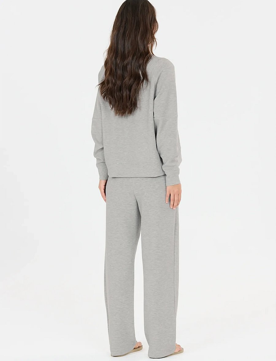 Athlecia - Jacey W Regular Pants - trainingshosen - light grey melange - 4