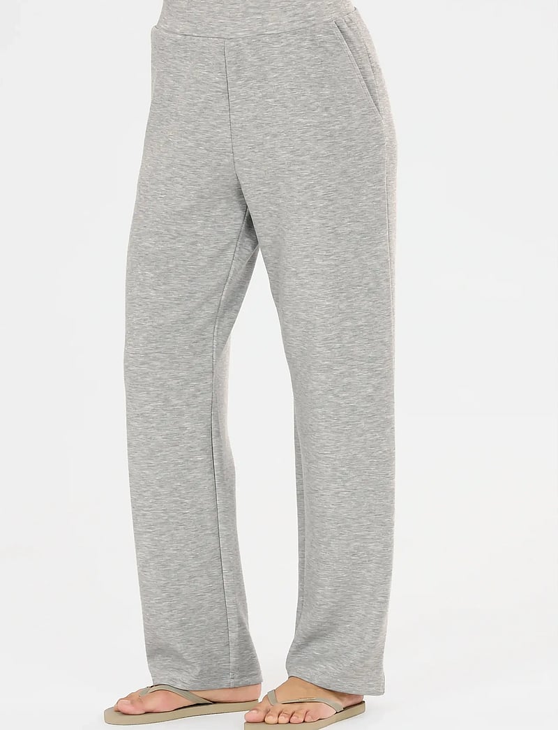 Athlecia - Jacey W Regular Pants - joggebukser - light grey melange - 5