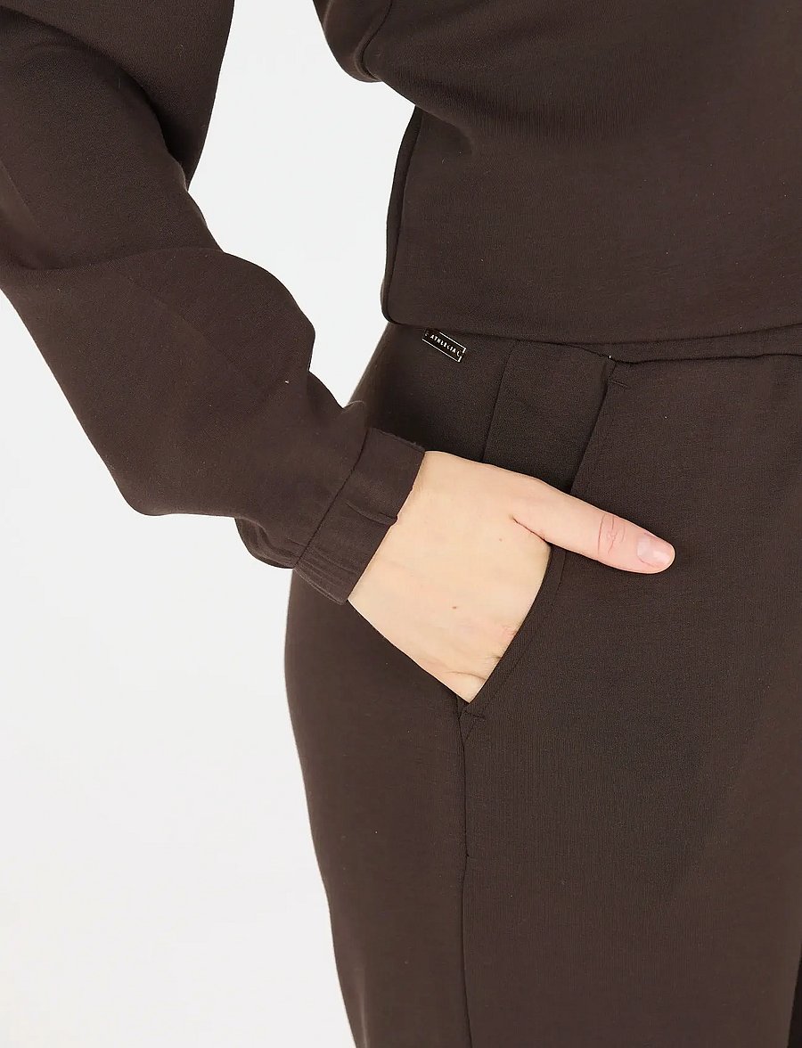 Athlecia - Jacey V2 W Sweat Pants - träningsbyxor - chocolate torte - 0